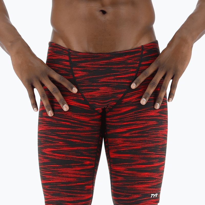 Badehose Jammer Herren TYR Fizzy Jammer rot-schwarz SFIZ_61_3 4