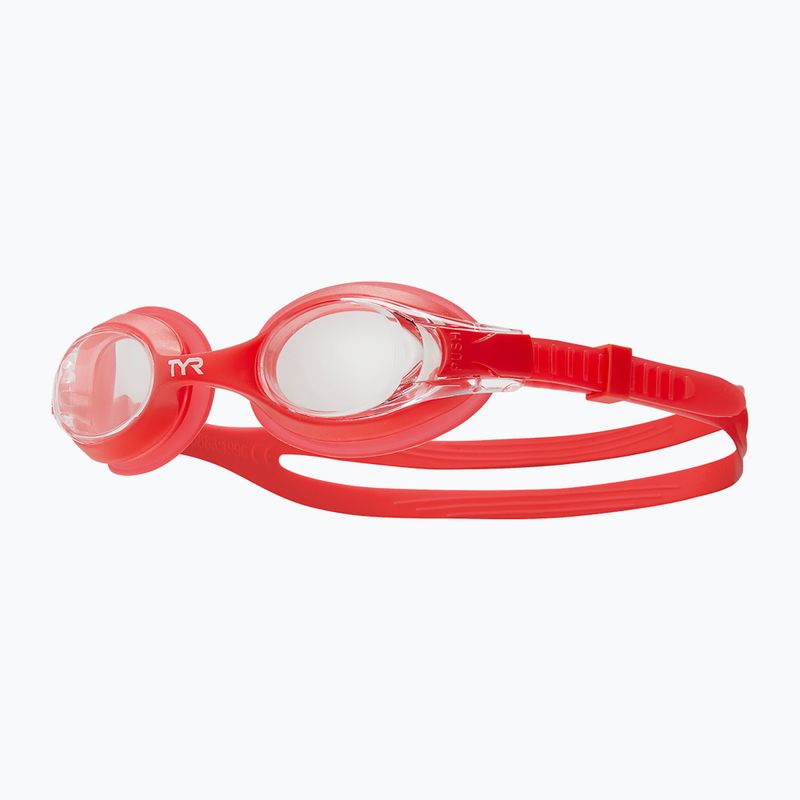 TYR Kinderschwimmbrille Swimple klar/rot