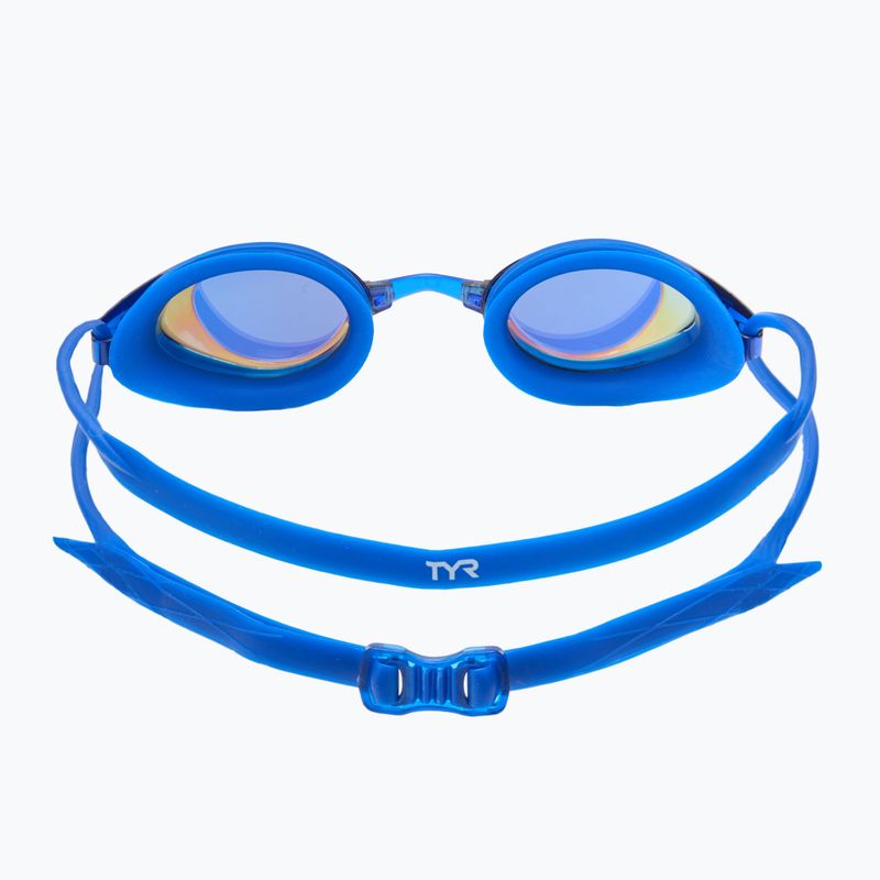 TYR Blackhawk Racing Verspiegelte Schwimmbrille gold/ royal