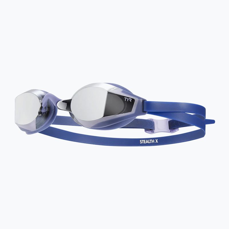 Schwimmbrille TYR Stealth-X Performance Mirrored purple/blue