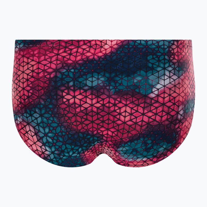 TYR Starhex Racer Herren Badeslip rot/multi 2