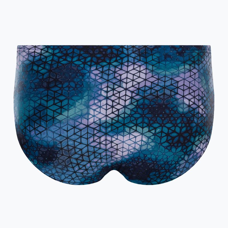 TYR Starhex Racer Herren Badeslip blau ice 4