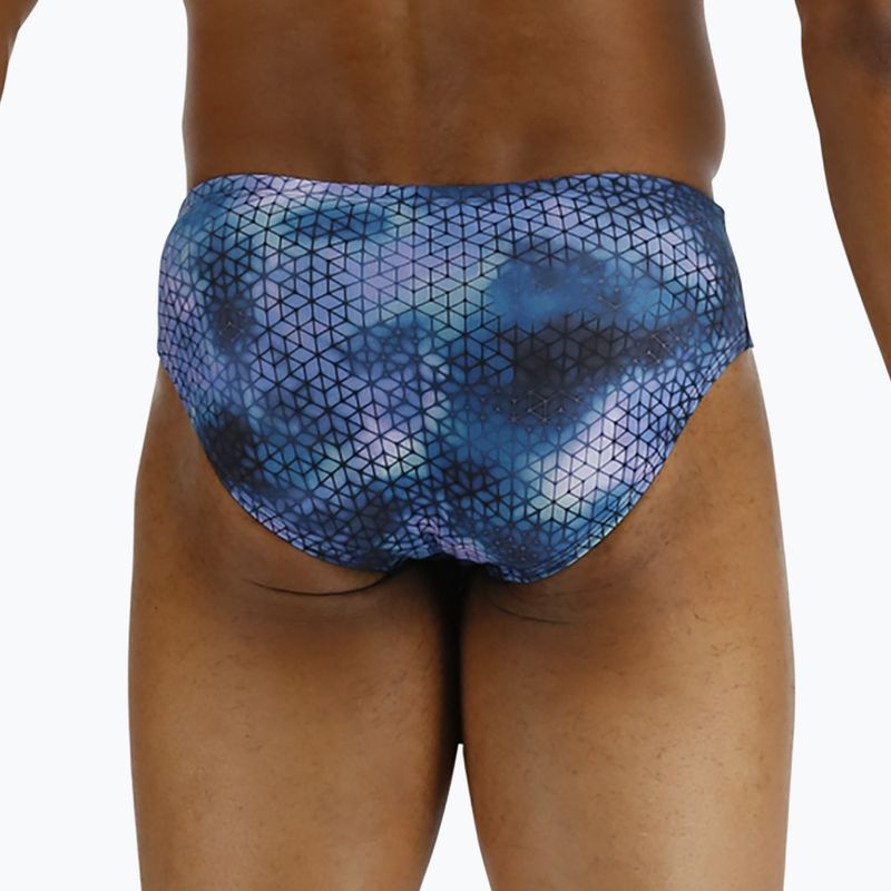TYR Starhex Racer Herren Badeslip blau ice 2