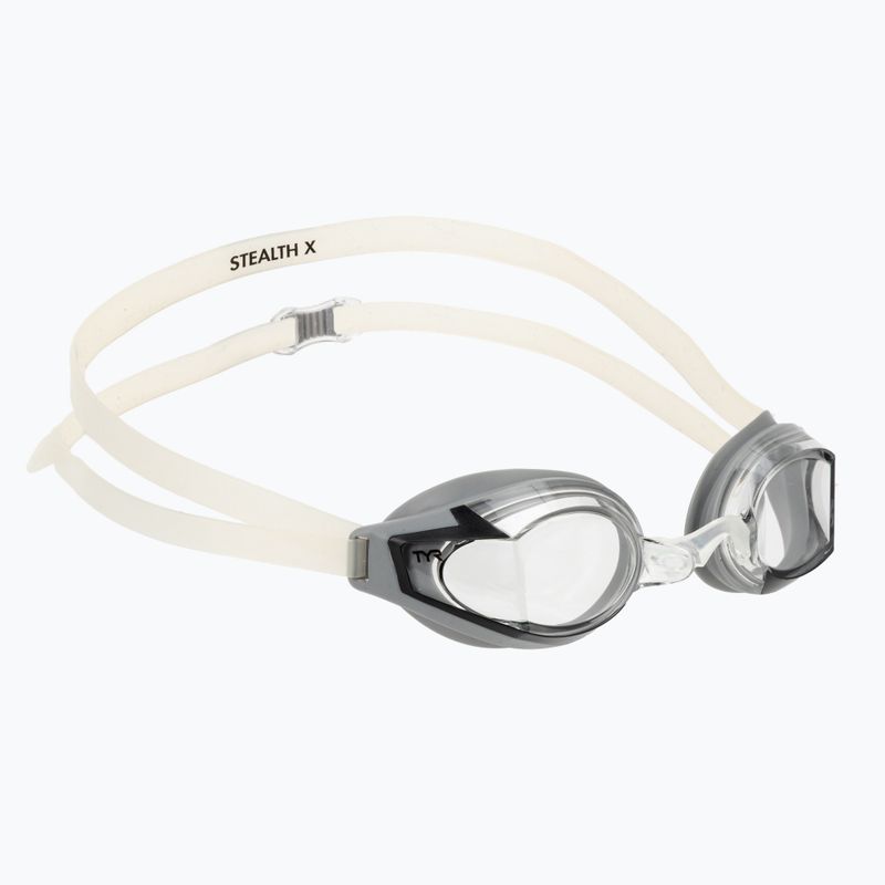 Schwimmbrille TYR Stealth-X Race clear/silver
