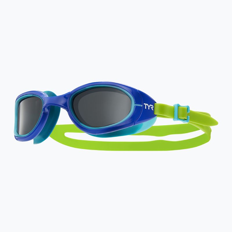 TYR Special Ops 2.0 Polarisierte, nicht verspiegelte Schwimmbrille in Rauch/Grün