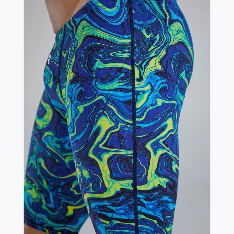 Herren-Schwimmjammer TYR Thresher Jammer Hyperblitz blue/green 3