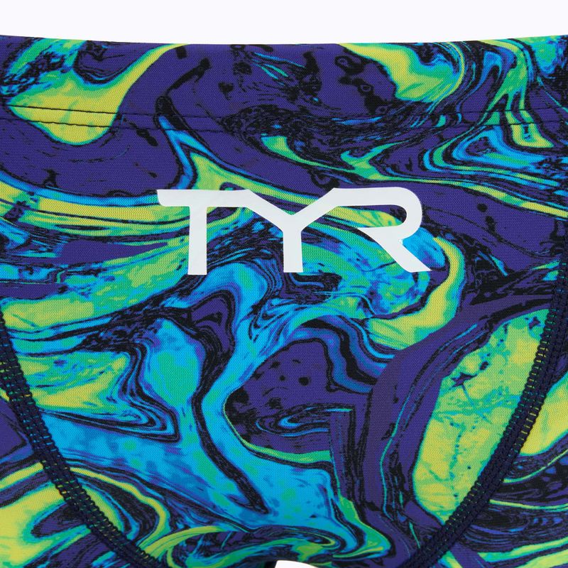 Herren-Schwimmjammer TYR Thresher Jammer Hyperblitz blue/green 3