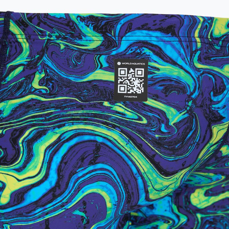Herren-Schwimmjammer TYR Thresher Jammer Hyperblitz blue/green 4