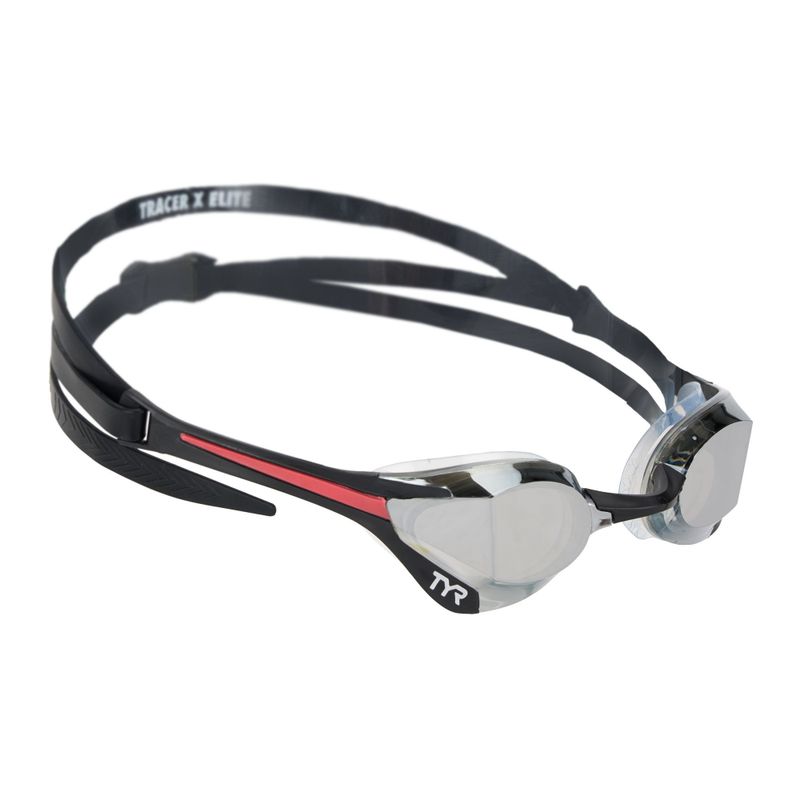 Schwimmbrille TYR Tracer-X Elite Mirrored silver/multi