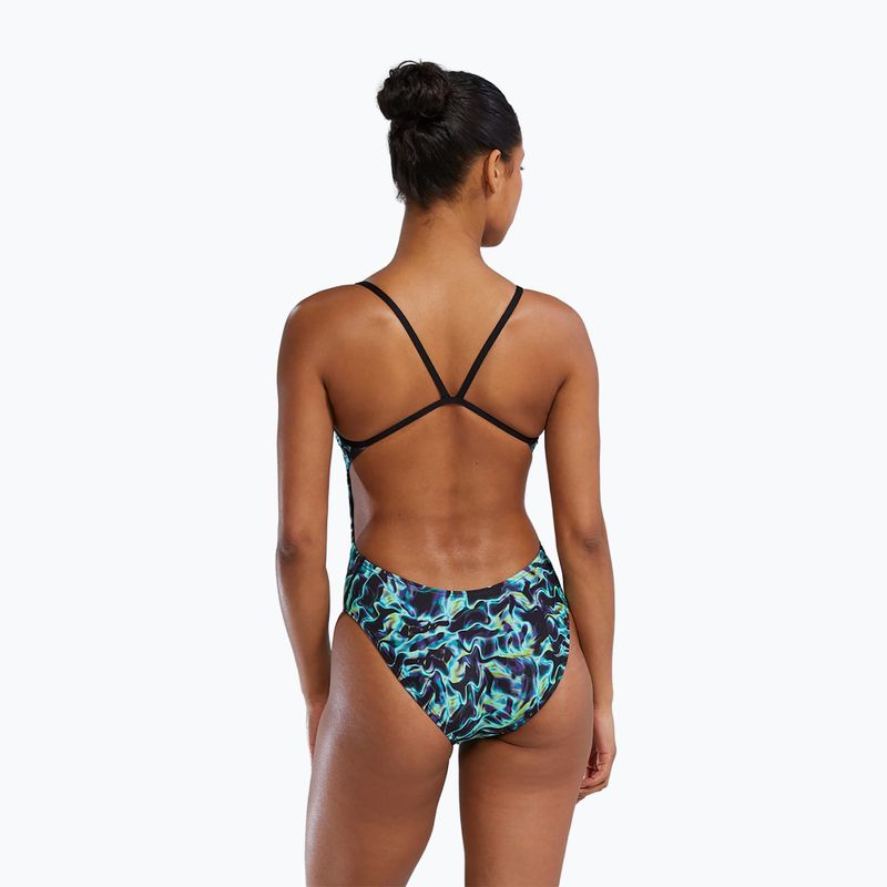 Einteiler Badeanzug Damen TYR Durafast Elite Energia Cutoutfit green 5