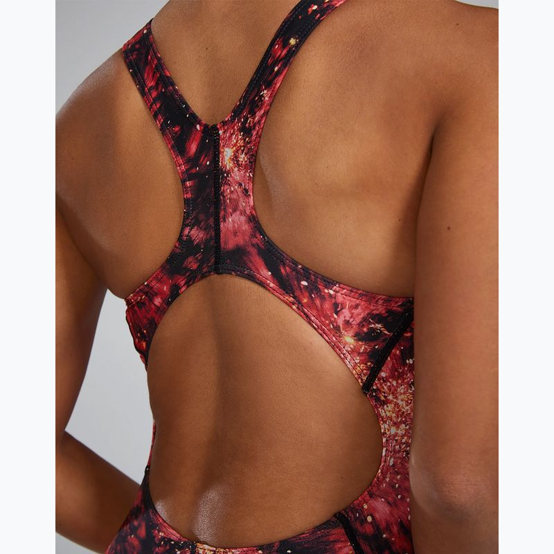 Einteiler Badeanzug Damen TYR Durafast Elite Radiant Flare Maxfit red 6