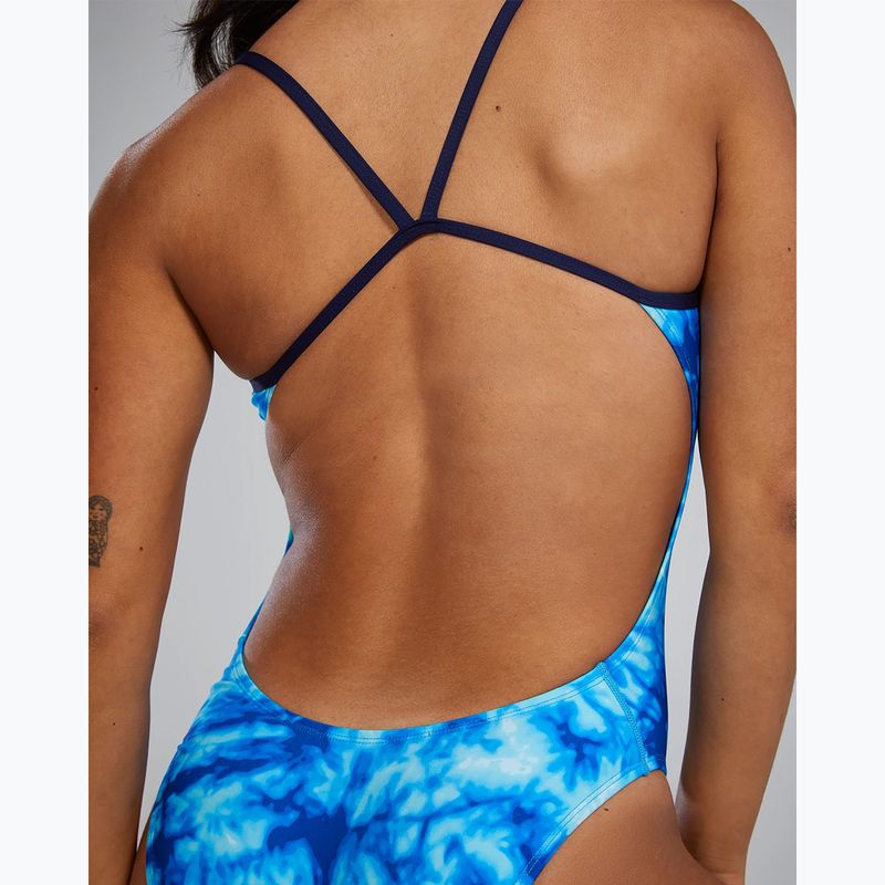 Einteiler Badeanzug Damen TYR Durafast Elite Azultec Cutoutfit ocean blue 6