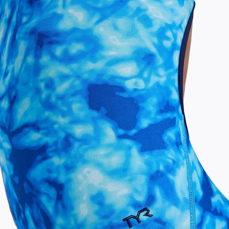 Damen-Badeanzug TYR Durafast Elite Azultec Diamondfit ocean blue 6