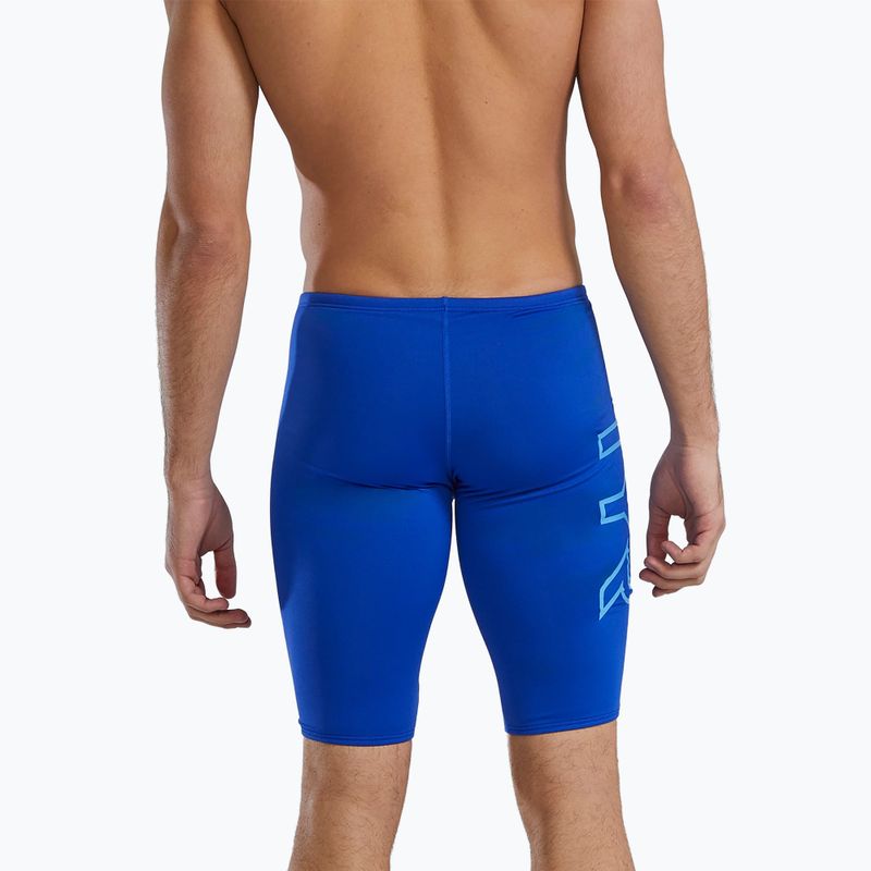Schwimm-Jammer Herren TYR Soild Large Logo Jammer royal 2