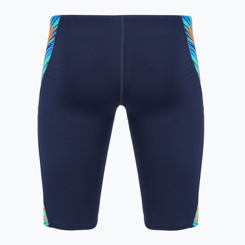 Schwimm-Jammer Herren TYR Durafast Elite Riptidal Jammer teal/orange 2