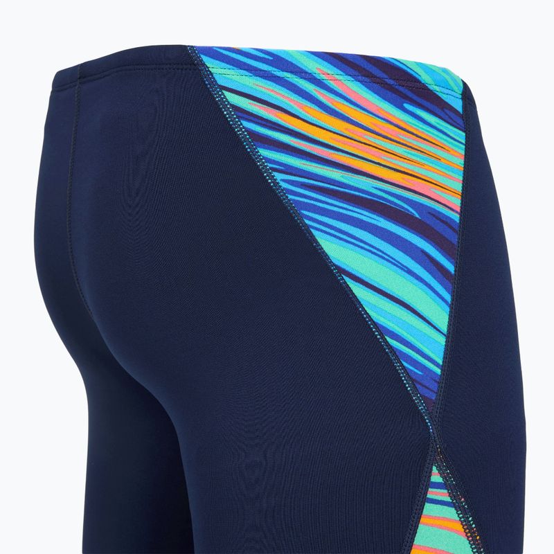 Schwimm-Jammer Herren TYR Durafast Elite Riptidal Jammer teal/orange 4