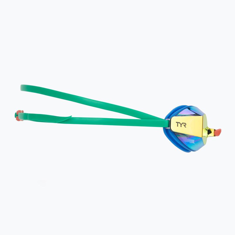 Schwimmbrille TYR Blackops 140 Ev Racing Mirrored blue/green 3