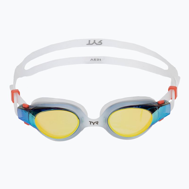 Schwimmbrille TYR Vesi Mirrored gold/white 2
