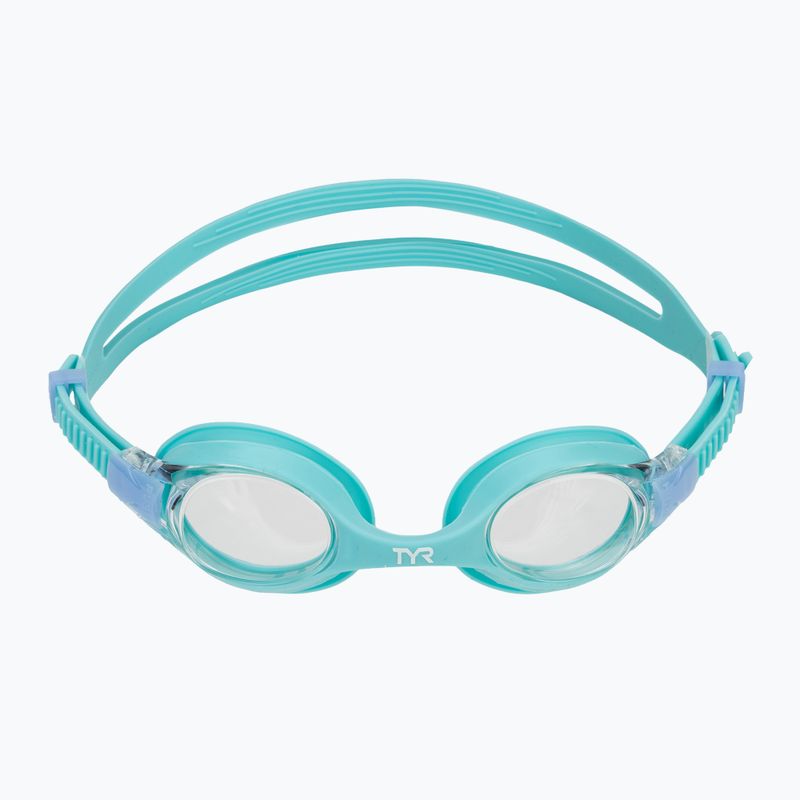 TYR Kinder Schwimmbrille Swimple blau / schwarz / schwarz 2