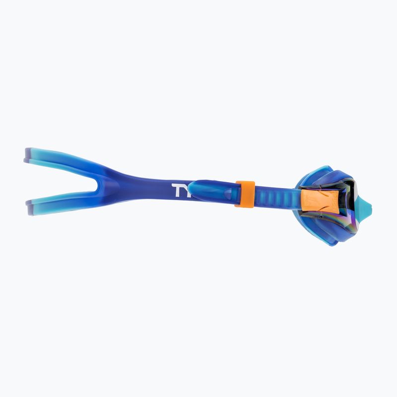 Kinder Schwimmbrille TYR Swimple Tie Dye Mirrored blau / multi 3