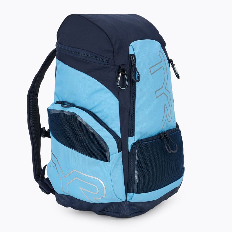 Schwimm Rucksack TYR Alliance Team 45 l light blue/navy 2