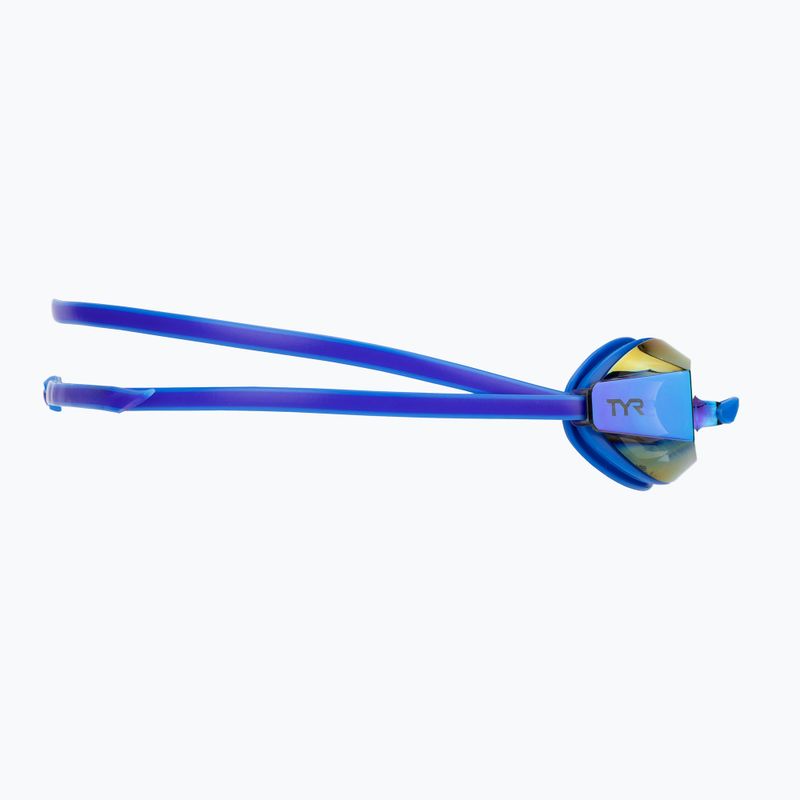 Damen-Schwimmbrille TYR Blackops 140 Ev Racing verspiegelt royal/blau 3