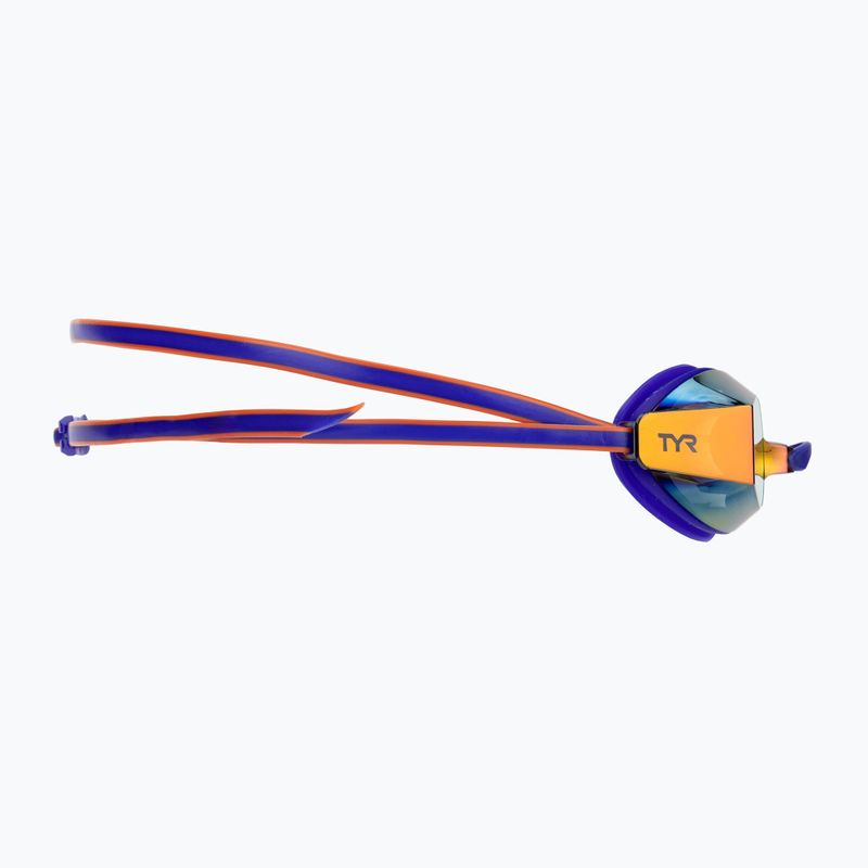 Schwimmbrille TYR Blackops 140 Ev Racing verspiegelt royal/multi 3