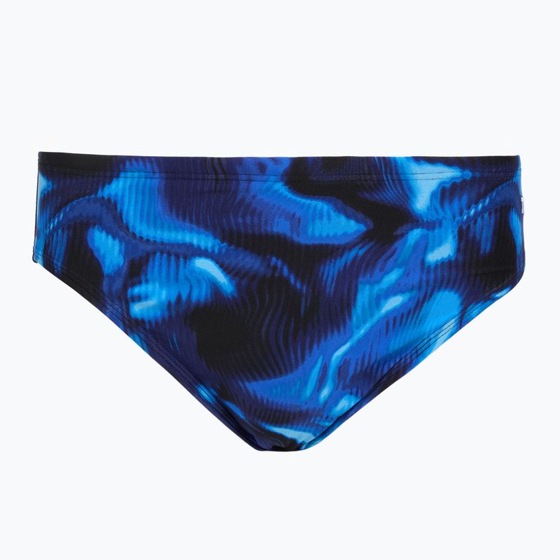 Herren-Badehose TYR Durafast Elite Waveform Brief blue 5
