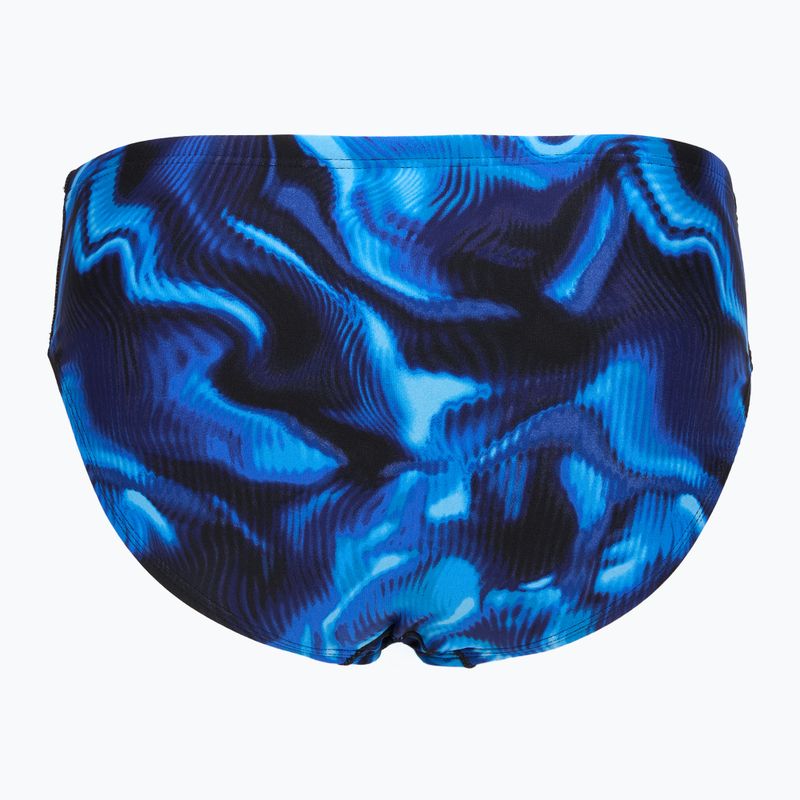 Herren-Badehose TYR Durafast Elite Waveform Brief blue 6