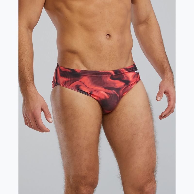 Tyr Durafast Elite Waveform Schwimmslip rot 4
