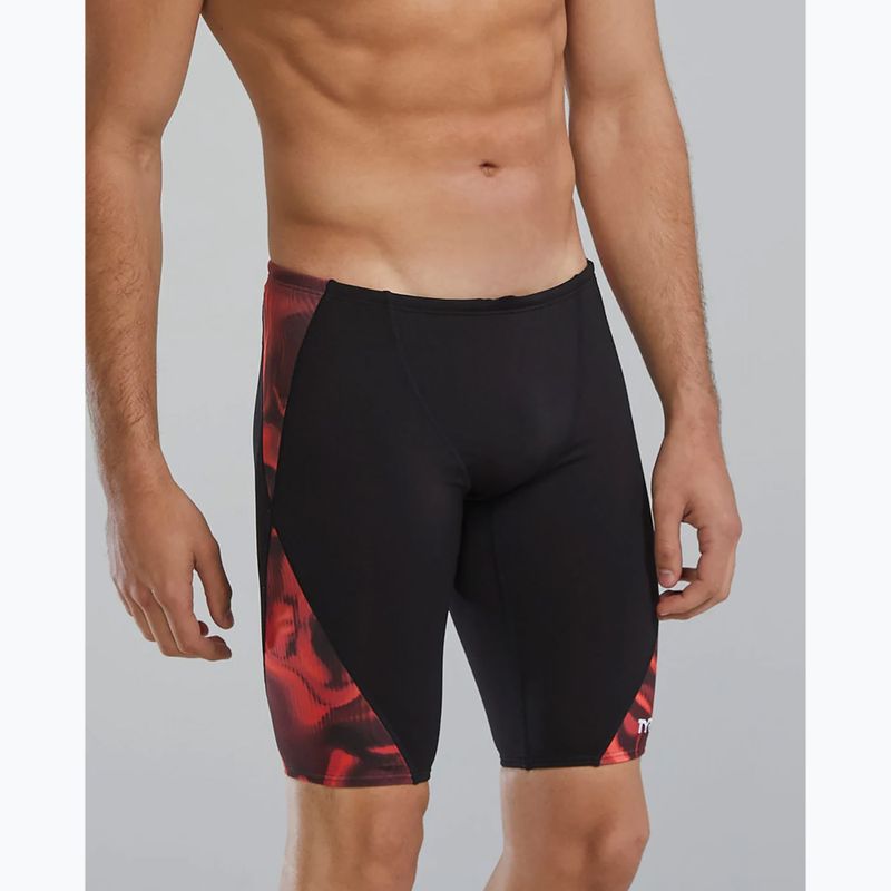 Herren-Schwimmjammer TYR Durafast Elite Waveform Blade Splice red 3