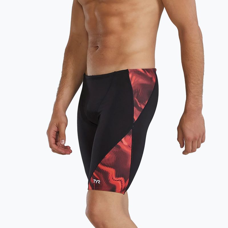 Herren-Schwimmjammer TYR Durafast Elite Waveform Blade Splice red 4