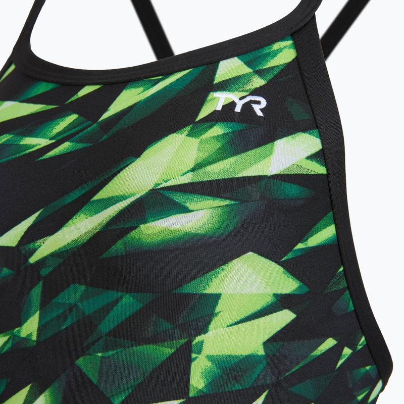 Damen Einteiliger Schwimmanzug TYR Durafast Elite Triadic Diamondfit green 3