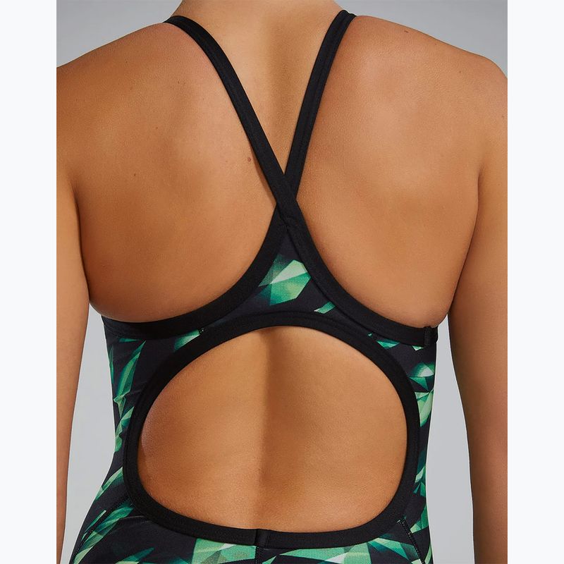 Damen Einteiliger Schwimmanzug TYR Durafast Elite Triadic Diamondfit green 11