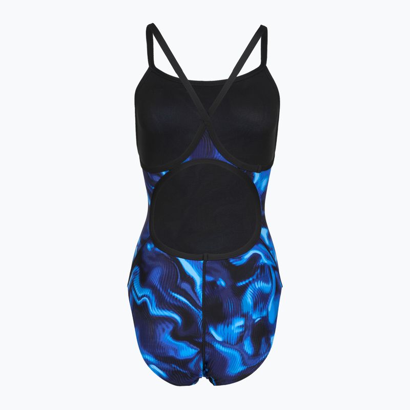 Einteiliger Damen-Badeanzug TYR Durafast Elite Waveform Diamondfit blue 2