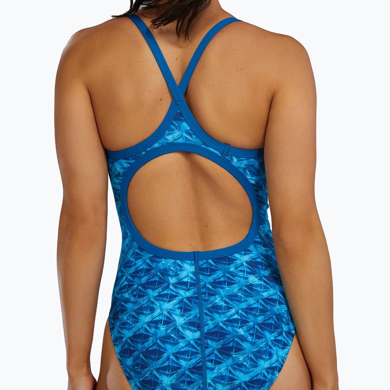 Einteiliger Damen-Badeanzug Tyr Durafast Elite Oceanid Diamondfit hellblau/aqua 6