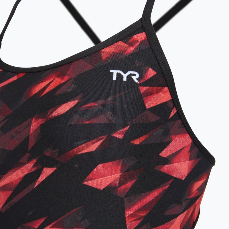 Einteiliger Damen-Badeanzug TYR Durafast Elite Triadic Trinityfit red 3