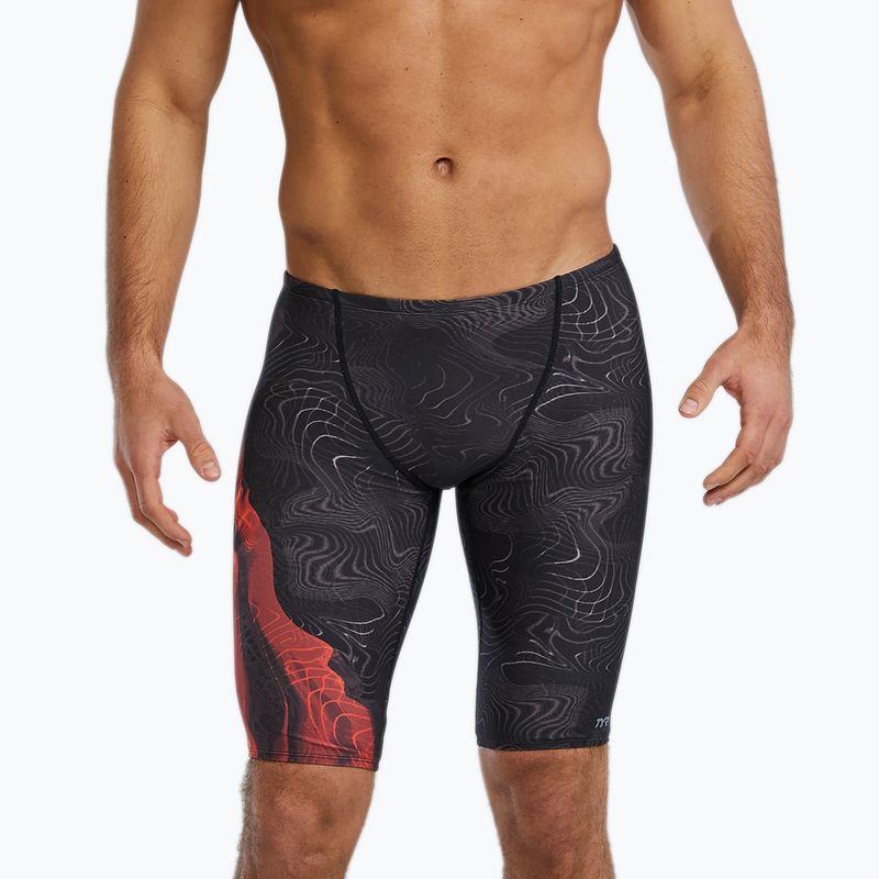 Herren Tyr Durafast Elite Firestorm metallisches Feuer schwimmen Jammer
