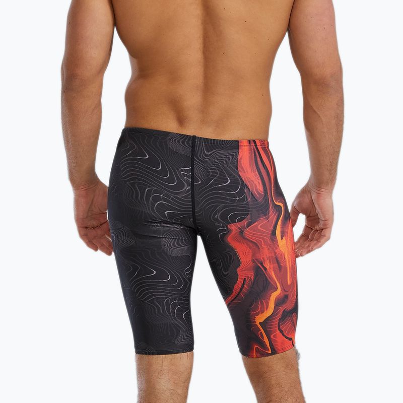 Herren Tyr Durafast Elite Firestorm metallisches Feuer schwimmen Jammer 2