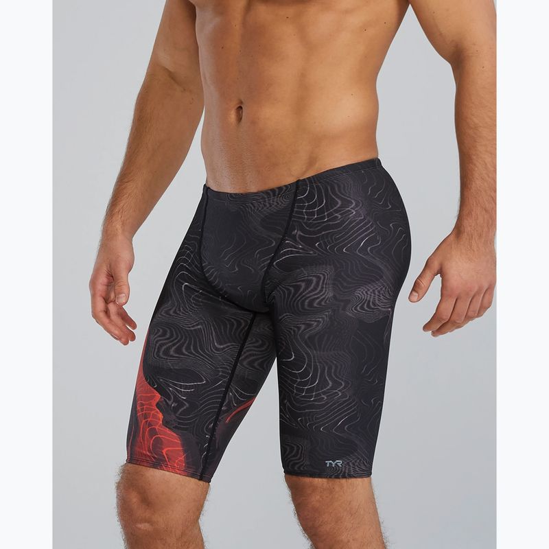 Herren Tyr Durafast Elite Firestorm metallisches Feuer schwimmen Jammer 3