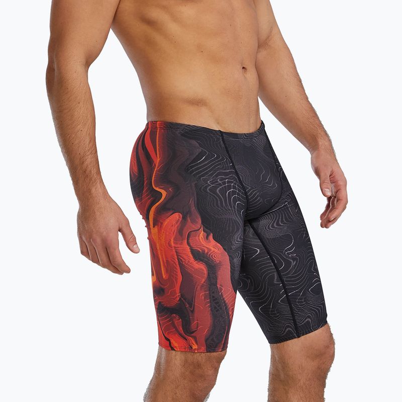 Herren Tyr Durafast Elite Firestorm metallisches Feuer schwimmen Jammer 4