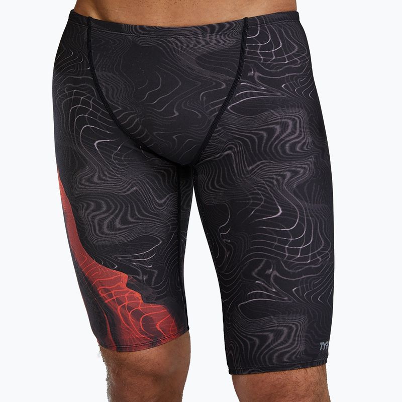 Herren Tyr Durafast Elite Firestorm metallisches Feuer schwimmen Jammer 5