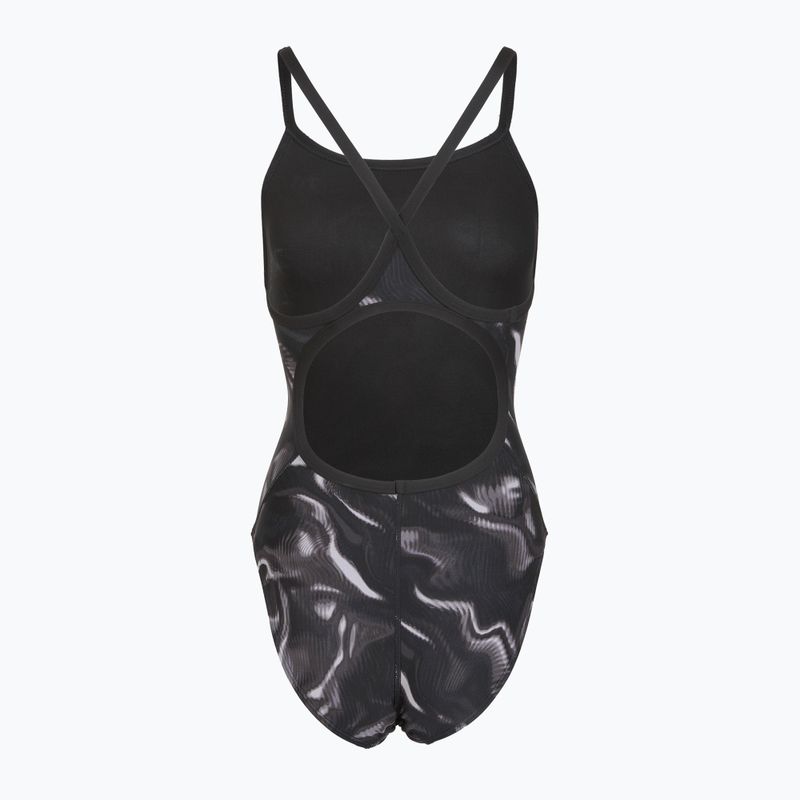Einteiliger Damen-Badeanzug TYR Durafast Elite Waveform Diamondfit titanium 2