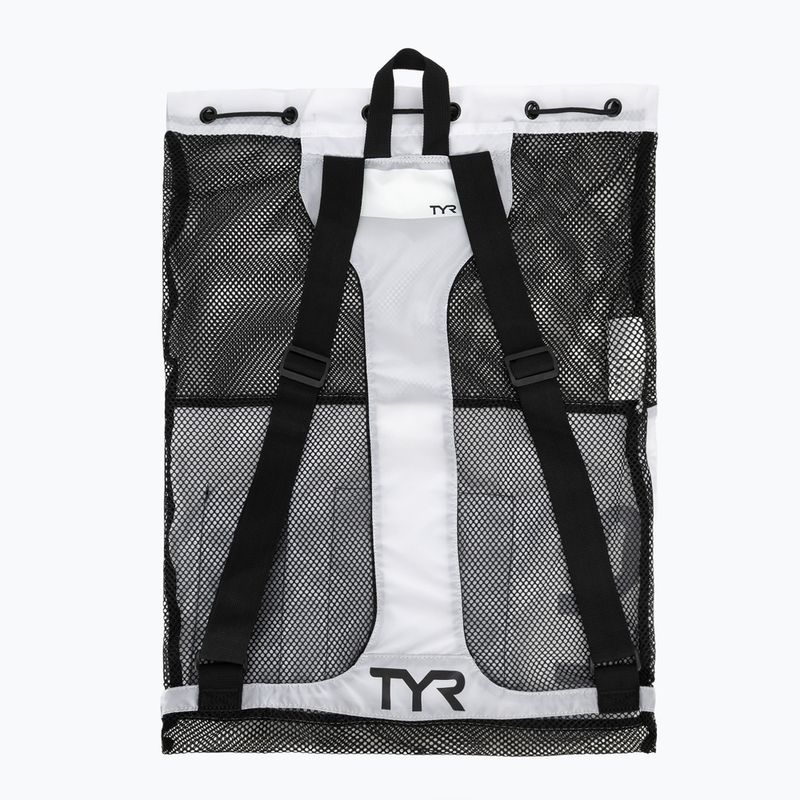 Schwimmtasche TYR Big Mesh Mummy Bag 40 l white 2