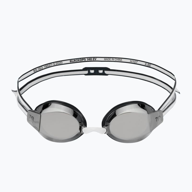 Schwimmbrille TYR Blackops 140 Ev Racing Mirrored black/white 2