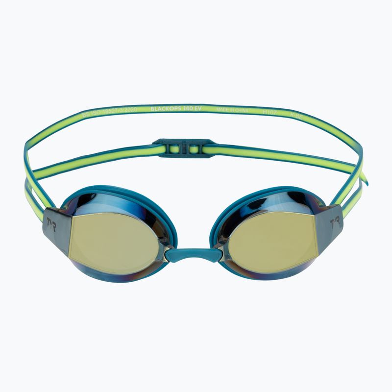 Schwimmbrille TYR Blackops 140 Ev Racing Mirrored turquoise/lime 2