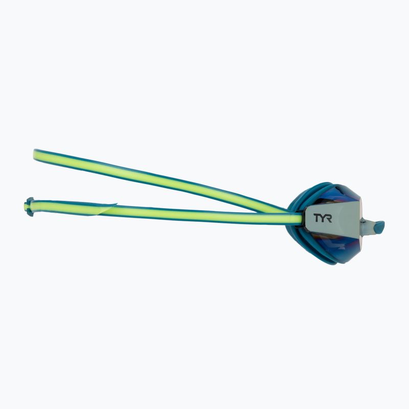 Schwimmbrille TYR Blackops 140 Ev Racing Mirrored turquoise/lime 3