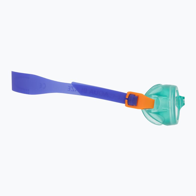 Kinder-Schwimmbrille TYR Aqua Blaze green/orange 3