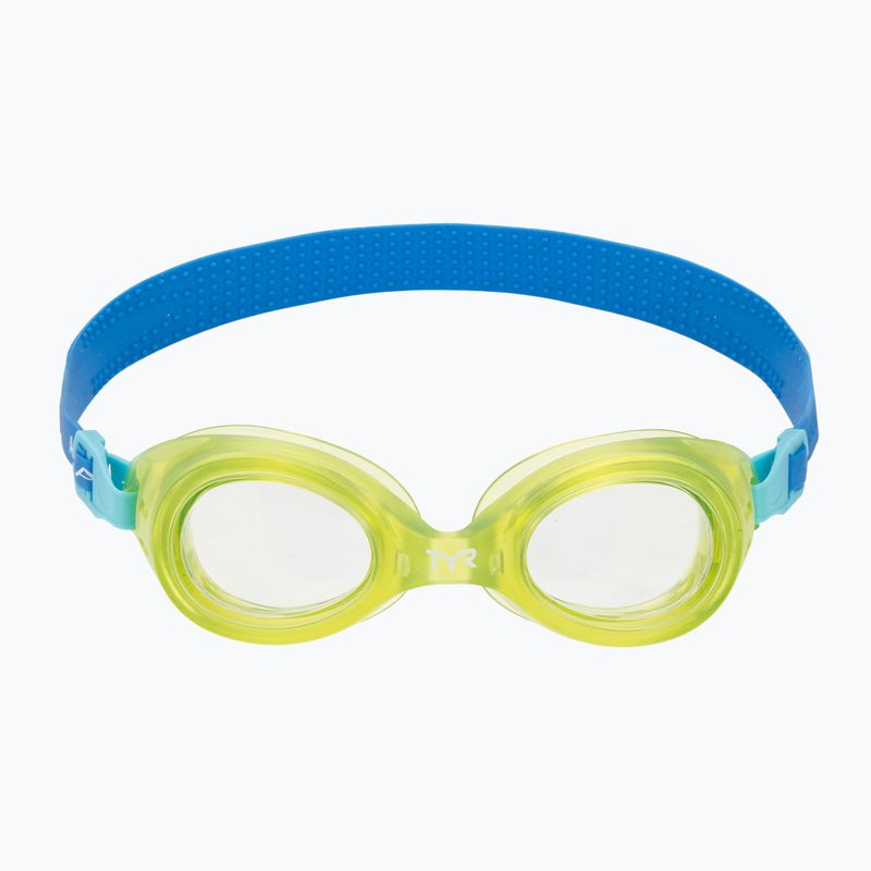 Kinder-Schwimmbrille TYR Aqua Blaze royal/lime 2