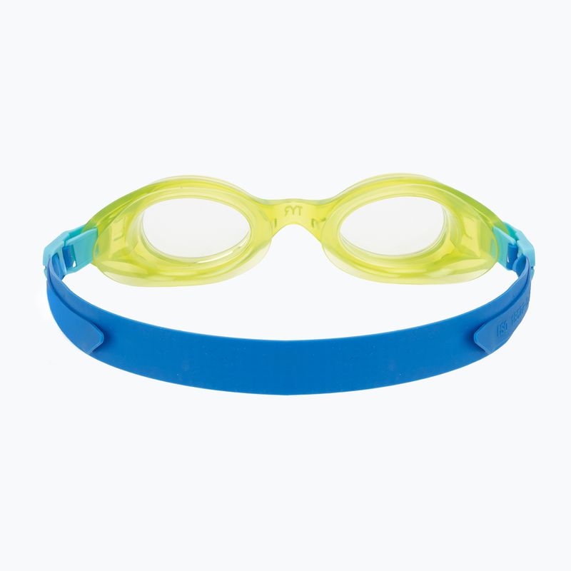 Kinder-Schwimmbrille TYR Aqua Blaze royal/lime 4